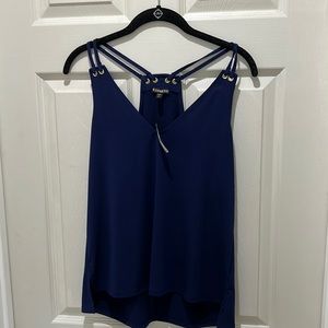 COPY - Navy blue Express tank.  Tags attached.